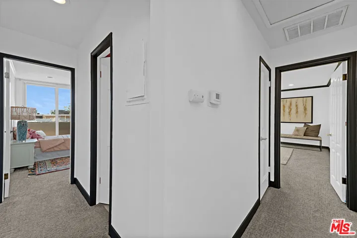 Hallway between bedrooms