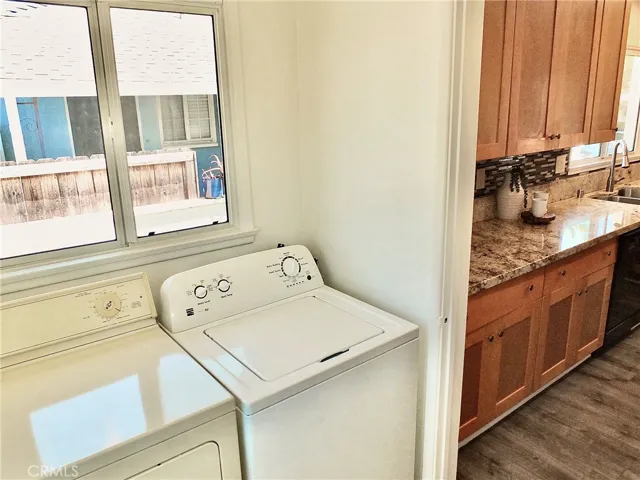 Another view of open and airy laundry room