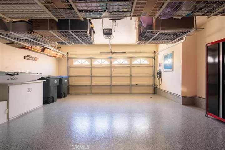 Epoxy garage floor.