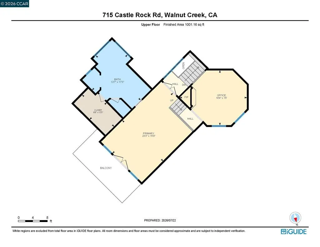 Upper Level Floor Plan