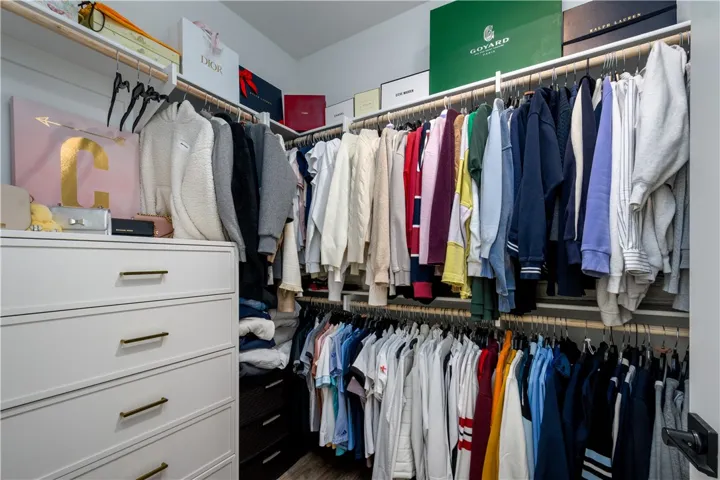 Master upstairs walk in closet