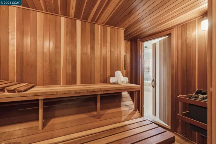 sauna in primary bath