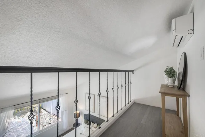 The upstairs loft that can be used as your personal vanity area, reading nook or office.