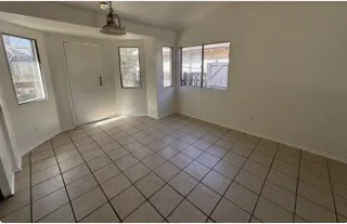kitchen and dining area