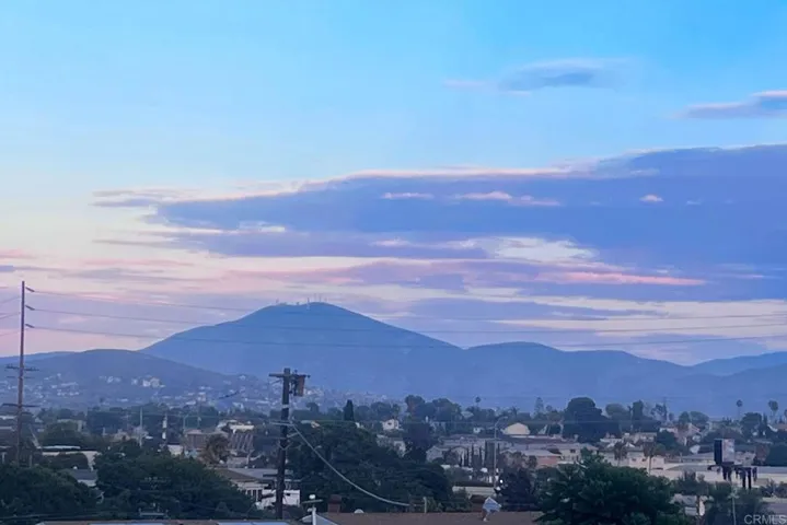 Morning view from your upper level terrace.