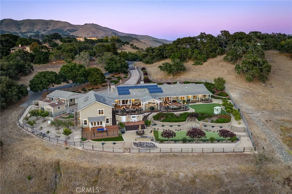 backyard of property