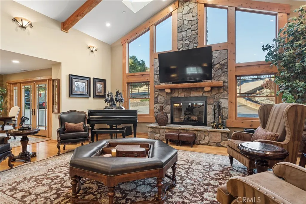 formal living room big windows
