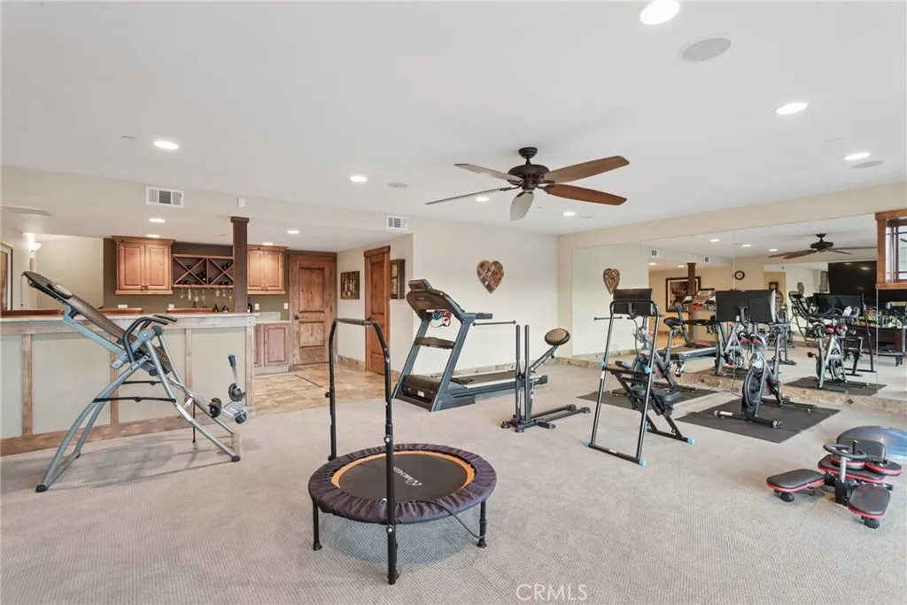 fitness room or game room