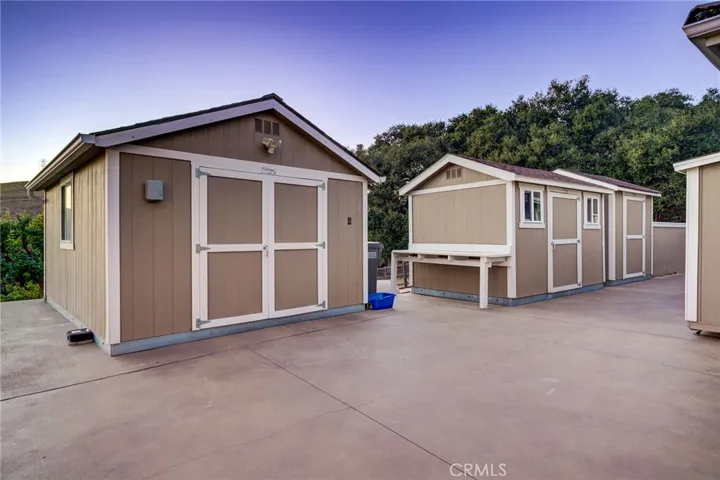multiple storage sheds