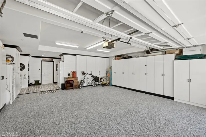custom garage with builtins