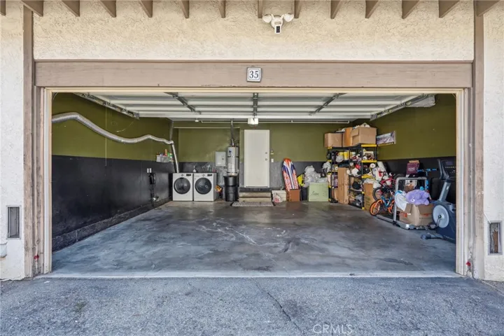 2 car attached garage