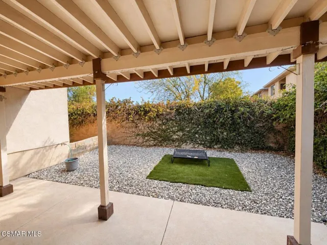 Rear Yard with Gravel