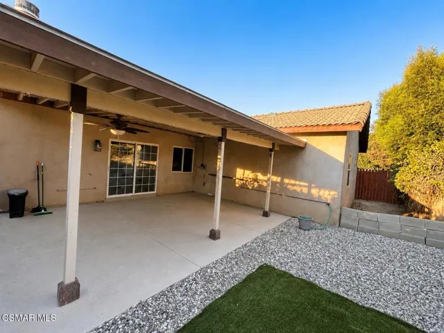 Rear yard view 2