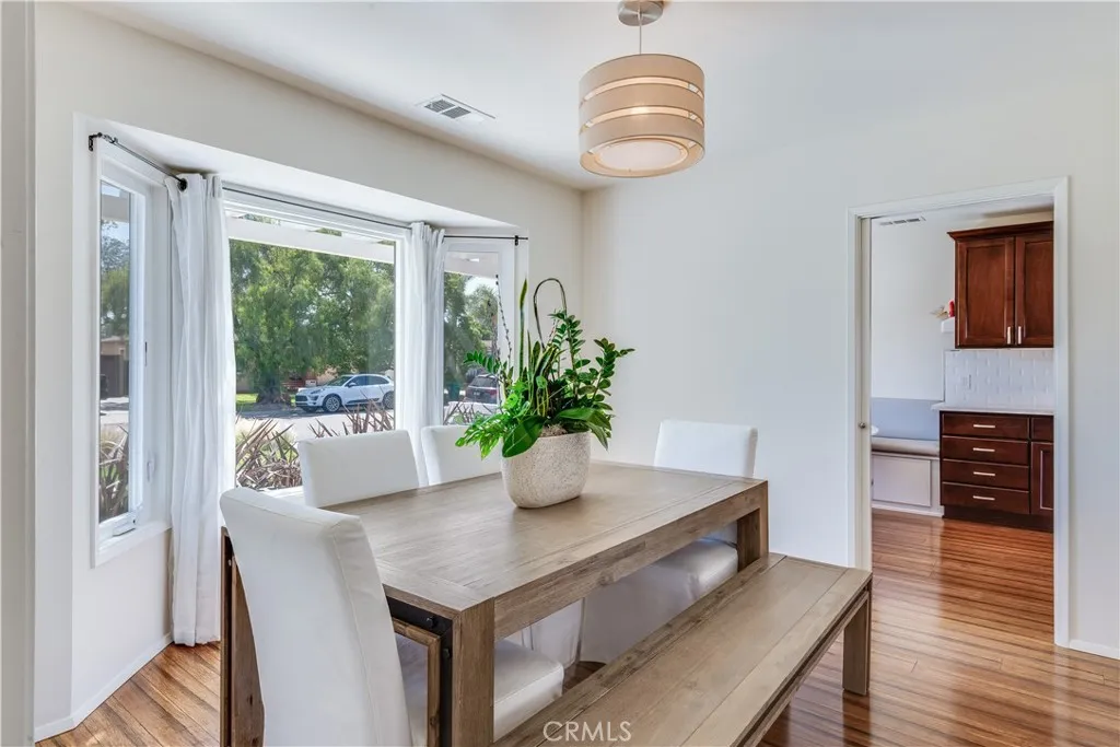 Formal dining room with beautiful views