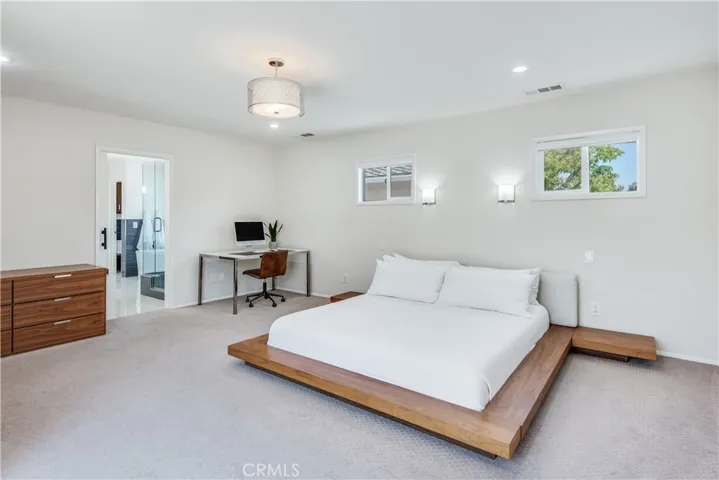 Large primary with spacious en suite bathroom