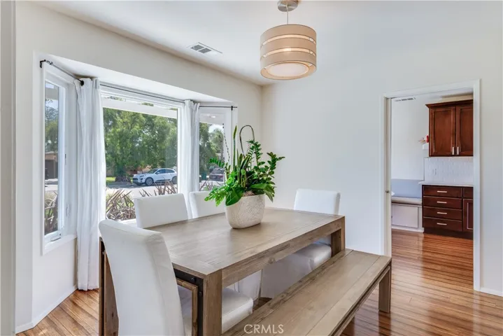 Formal dining room with beautiful views