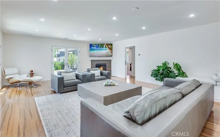 Cozy fireplace