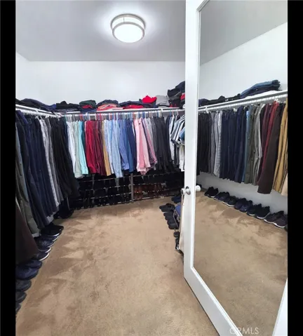 Master walk in closet