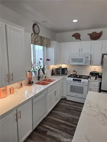 Kitchen with luxury fixtures
