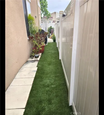 Side of the yard