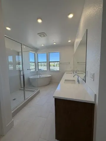 Bathtub and Stall Shower
