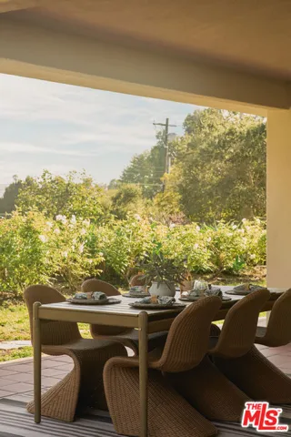 Patio dining