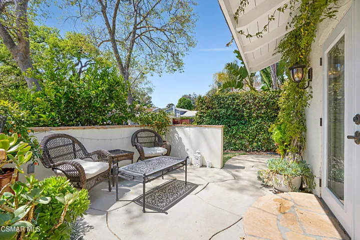 Front Patio off Dining Area