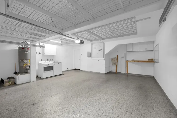 2 car garage with exceptional storage added.
