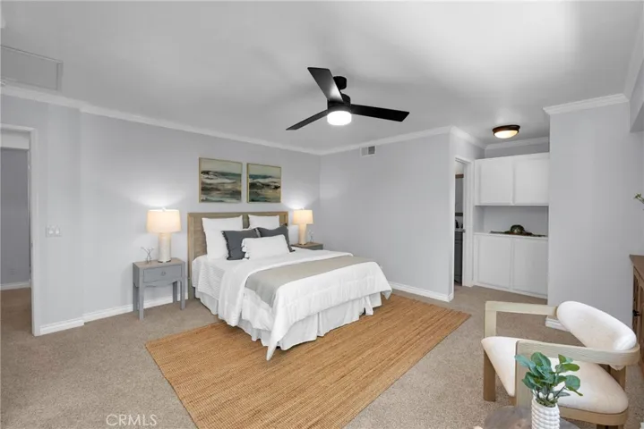 Primary bedroom with amazing natural light.