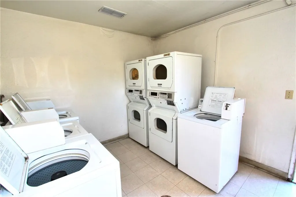 On-site laundry machines