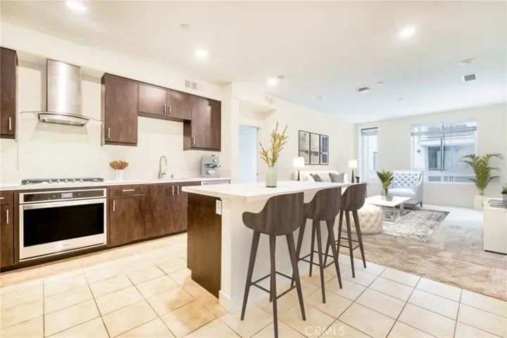 Virtual staging of kitchen