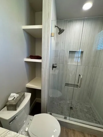 Remodeled bathroom.