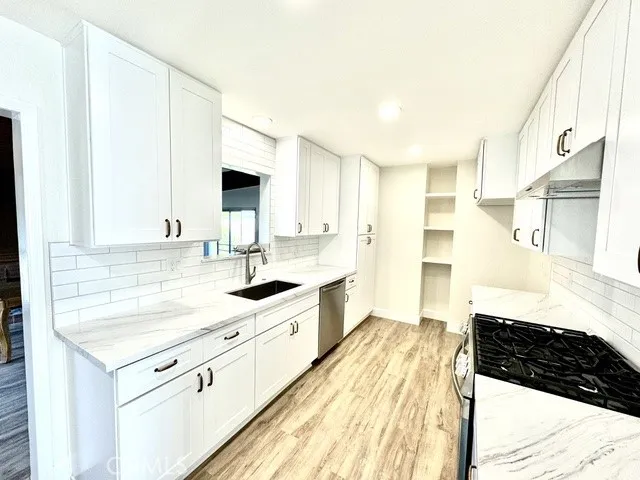 Remodeled kitchen.