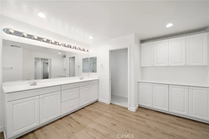 Primary Bathroom with linen storage