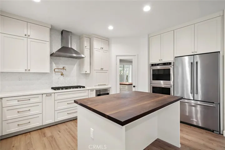 Kitchen with walk-in pantry