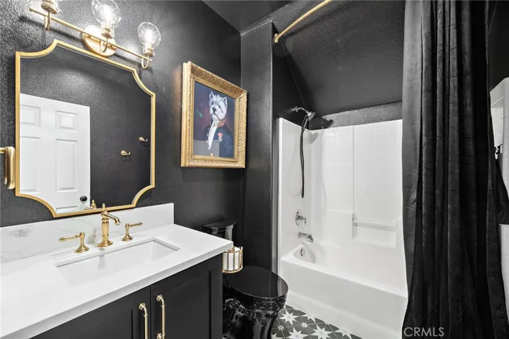 Downstairs custom bathroom