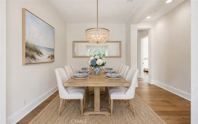 Formal Dining Room digitally Altered and staged to show furniture removed