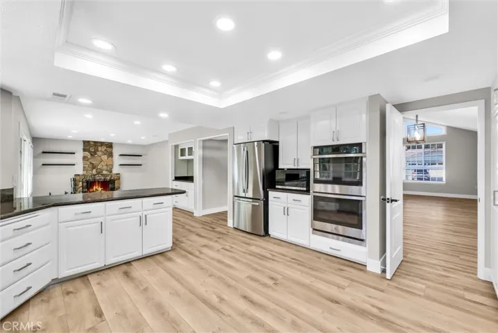 Kitchen with plenty of counter space.
