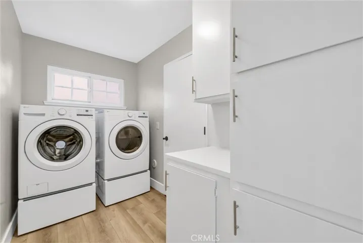 Conveniently located laundry room adjacent to the garage.
