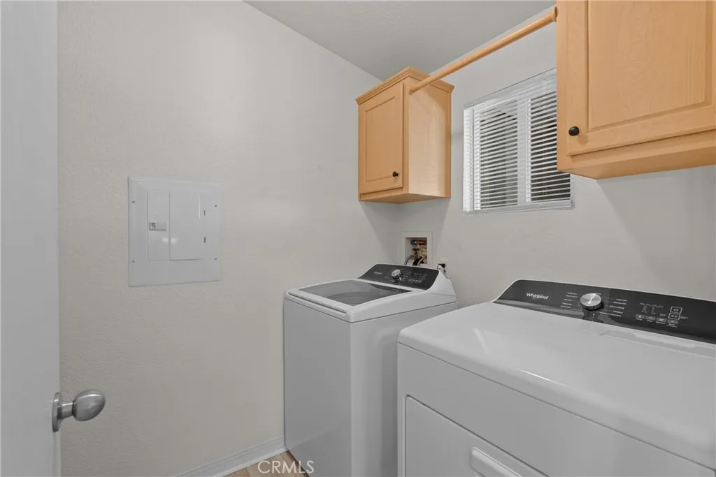Inside laundry room