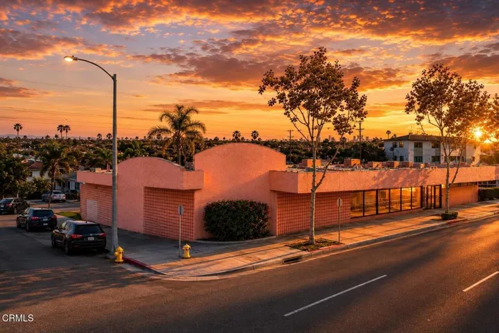 Front Corner at Sunset