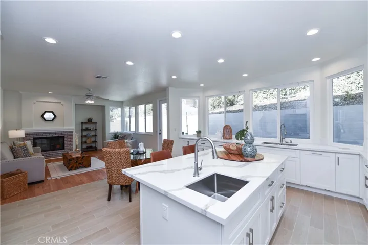 Kitchen and Family Room