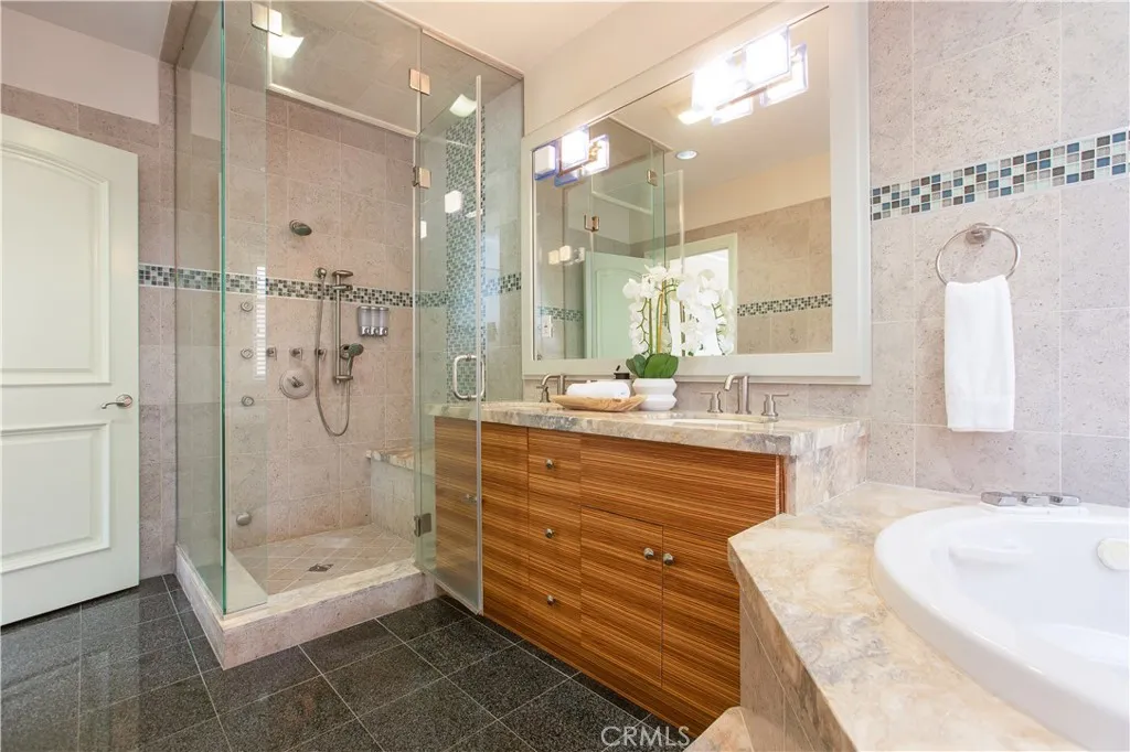 Downstairs primary bathroom