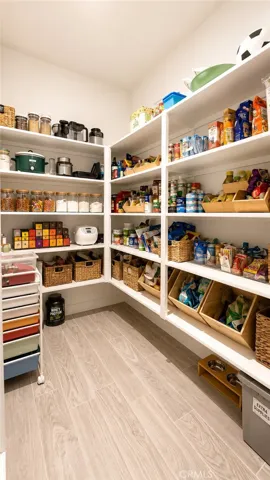 large walk in pantry
