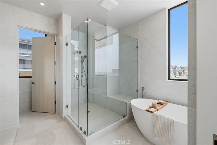Primary bath and toilet