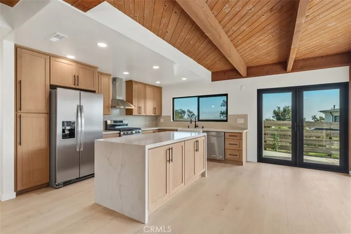 Remodeled kitchen
