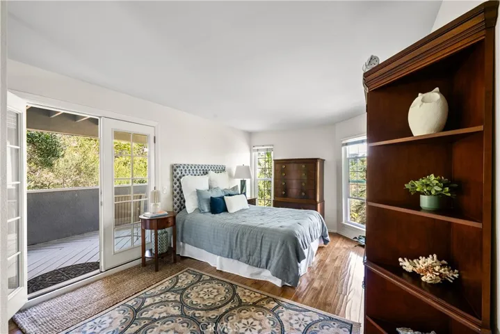 Secondary bedroom with deck