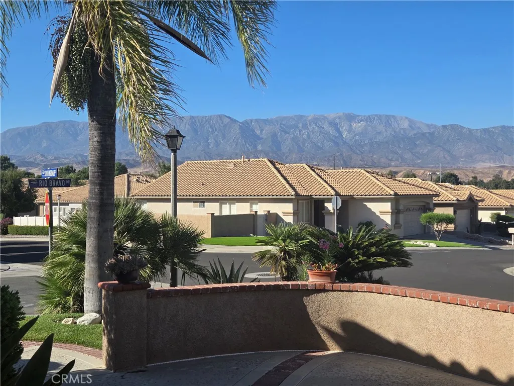 View from the front yard patio