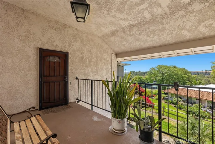 View at the front door.