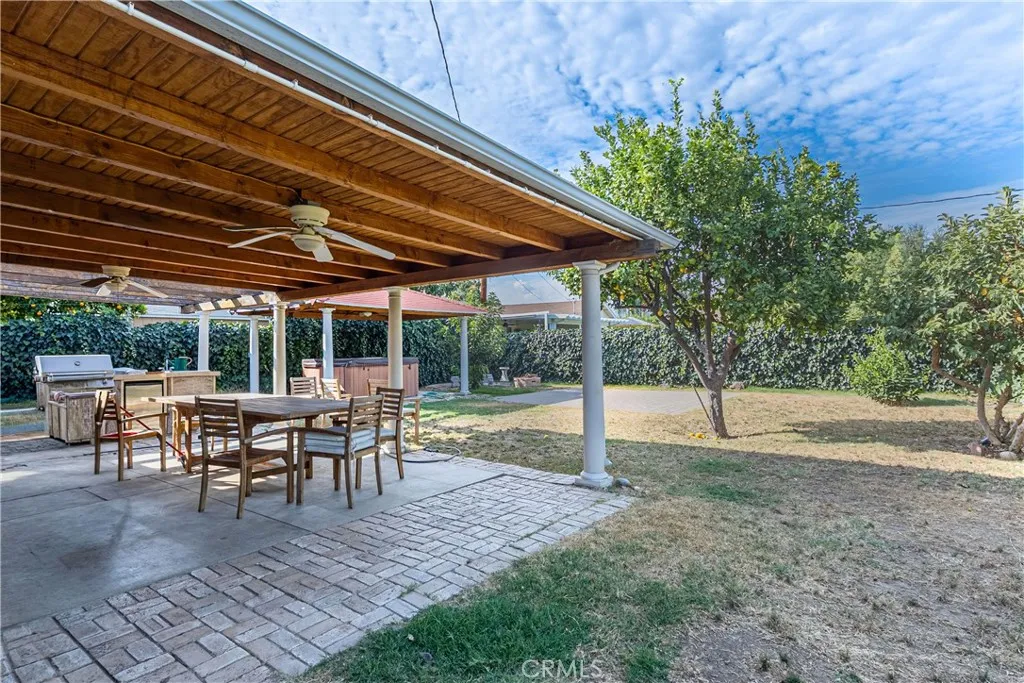 Covered patio